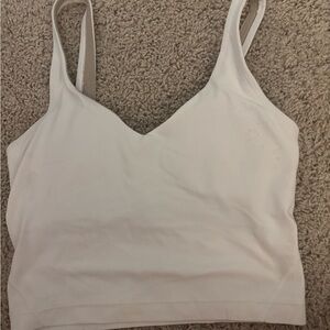 Lululemon Athletica White Tank Top